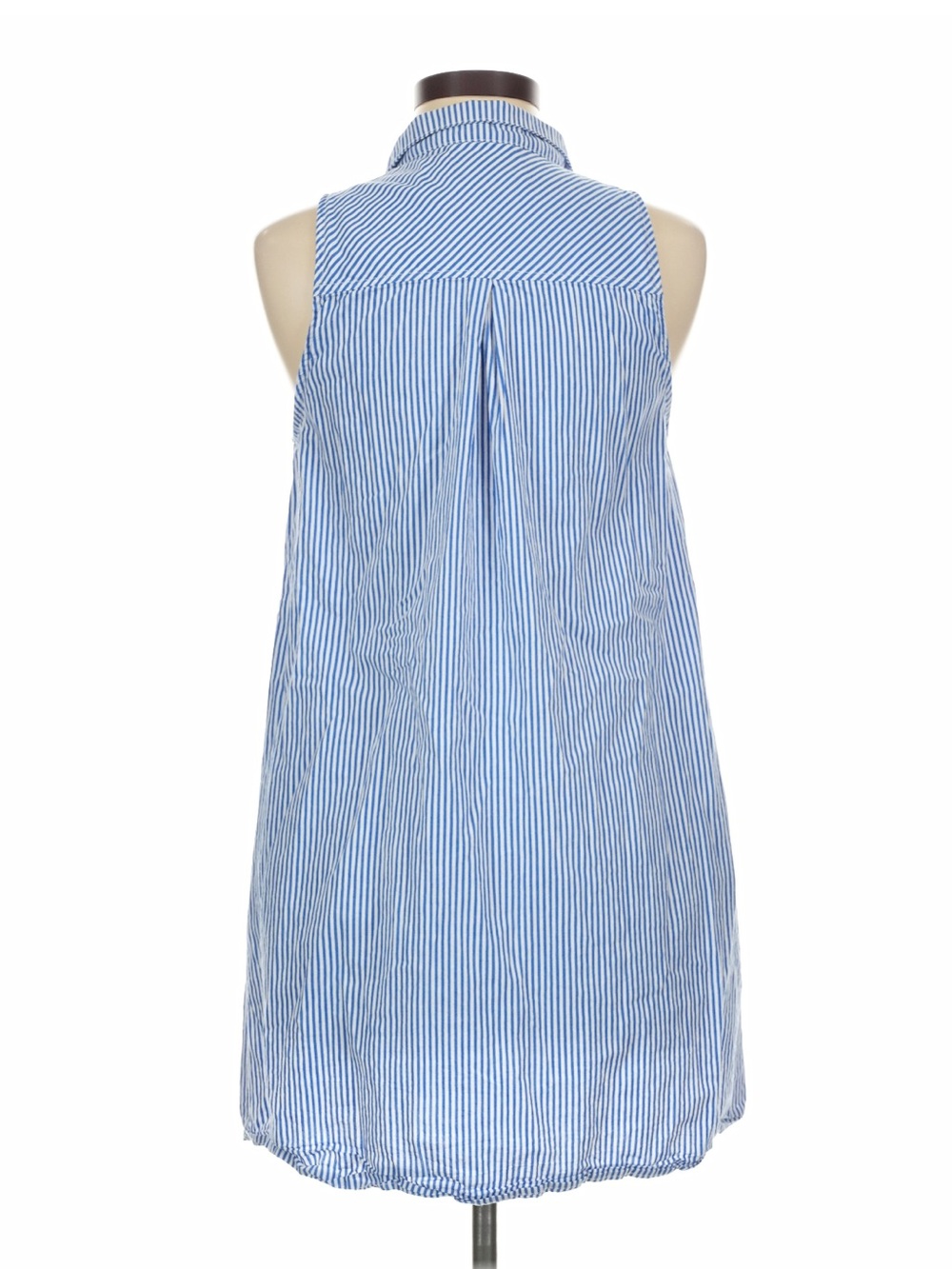 Tuckernuck Blue and White Striped Sleeveless Mini Dress - Picture 3 of 5